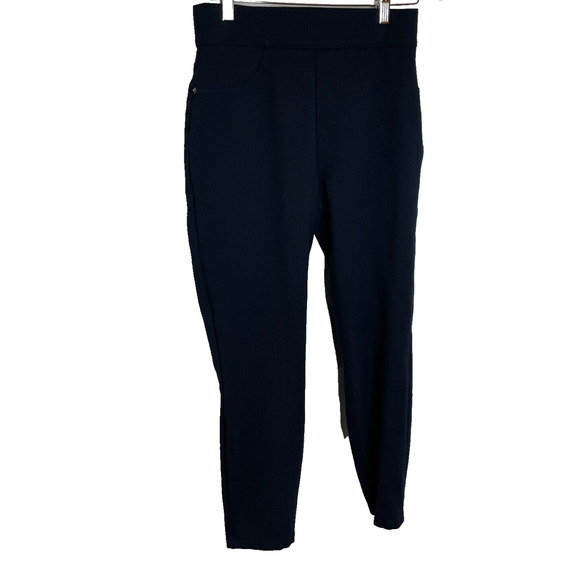 Women's Petite Medium Spanx Black Four Pocket Perfect Pants - Picture 3 of 7